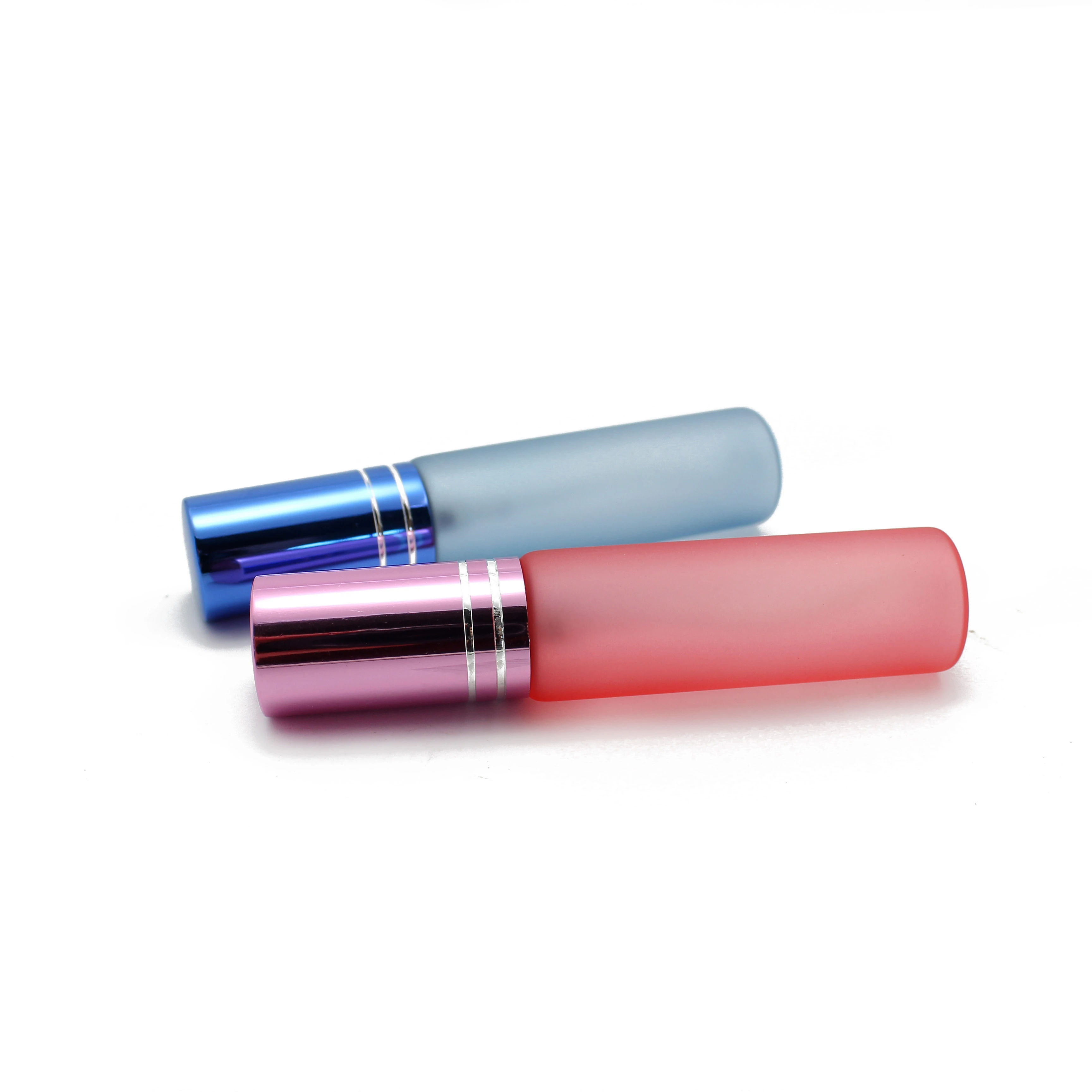 10ml empty  Frosted Glass Perfume Bottle with Aluminum Pump Sprayer and Cap