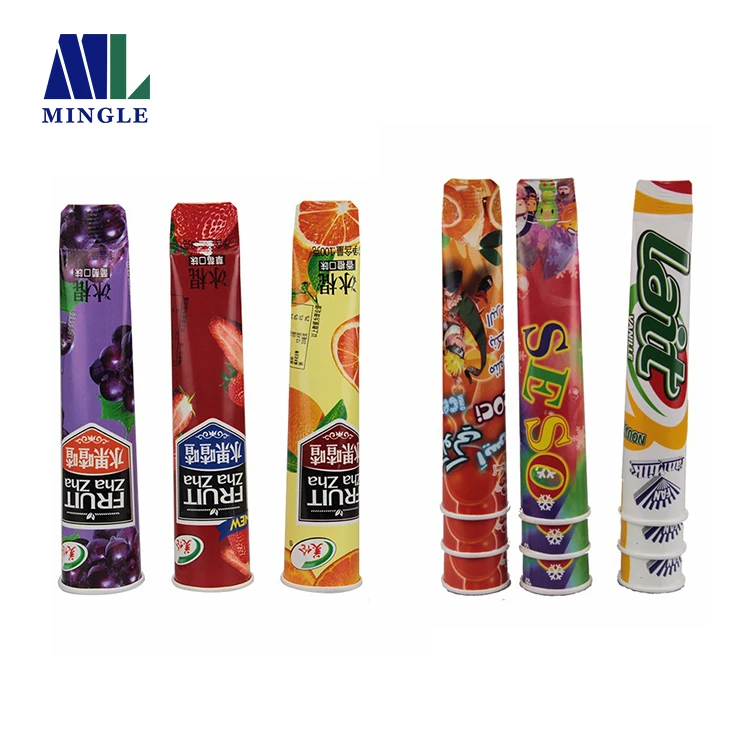 
Eco-friendly Disposable Ice Lolly Tube / Ice Cream Paper Calippo Tube 