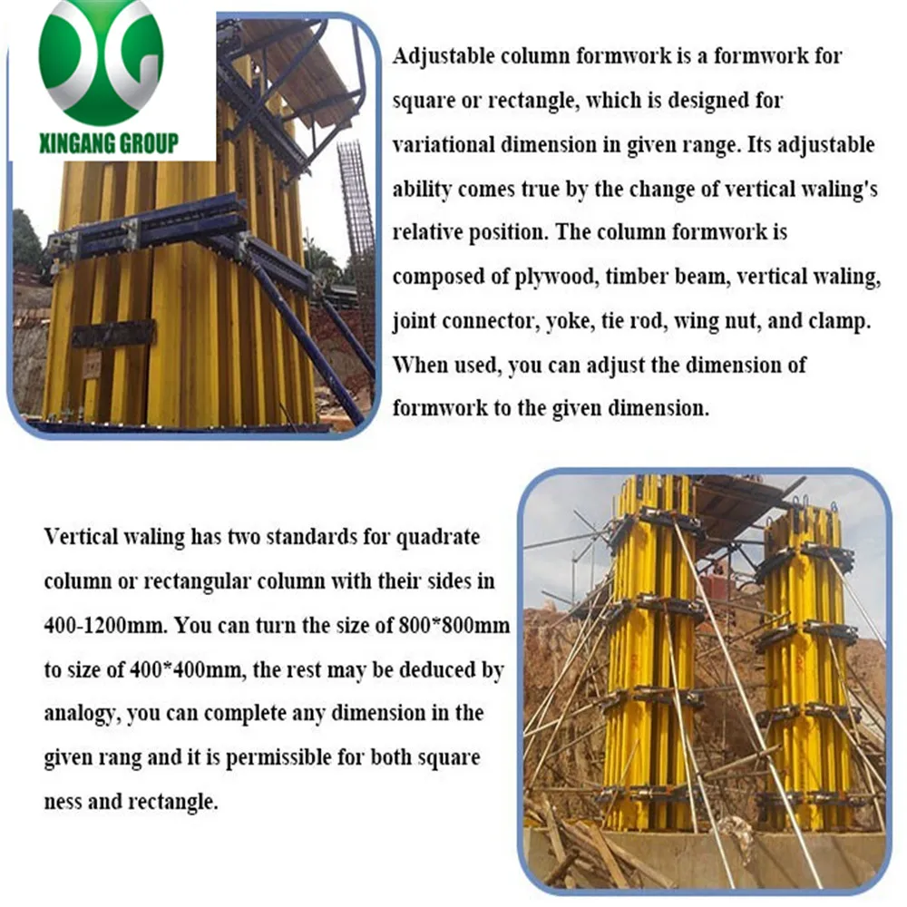 Concrete Column Formwork for Construction