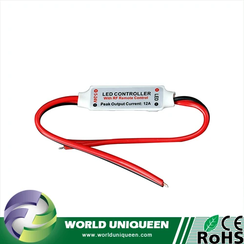 9 key DC5V 12V single color RF led dimmer controller Mini remote Control for LED Strip Light with SMD 5050/3528