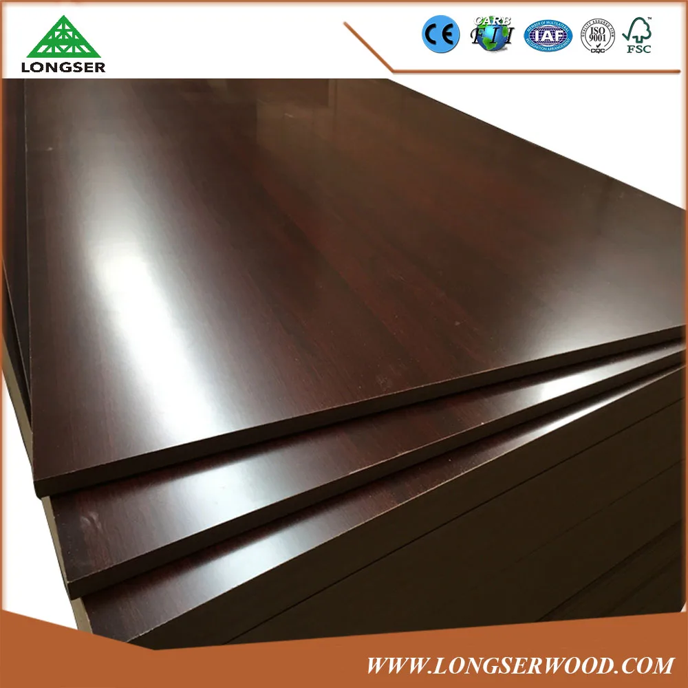 
Competitive Price Dark Brown Melamine Board For Kitchen Cabinet 