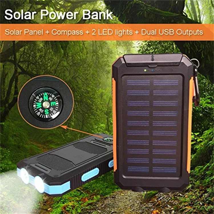 USA Free Shipping China Bulk Site Consumer Shopping Website mini solar Power Bank 8000mah