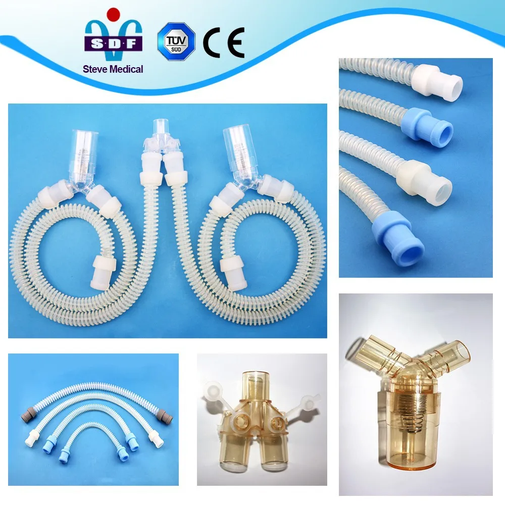 анестезии дыхательный контур/гофрированные трубки с ce& исо