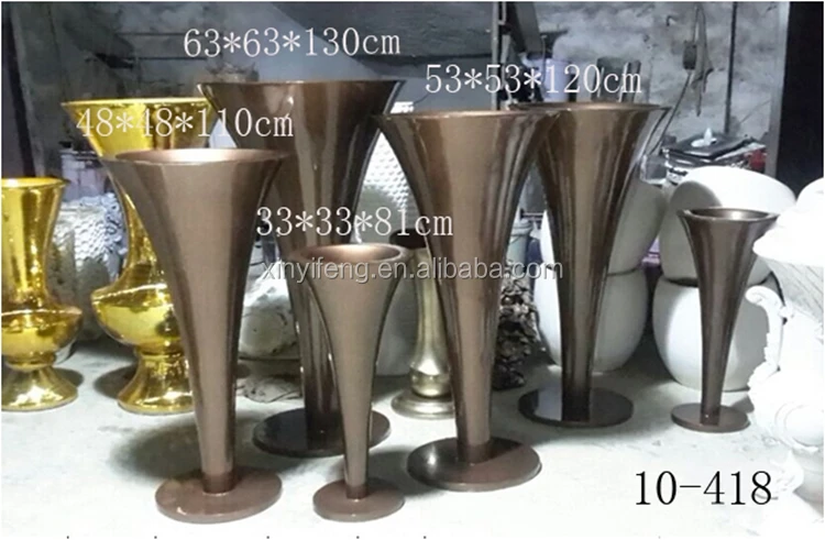 FRP Horticulture Resin Floor Large Flower Vase Villa Multicolor Decor