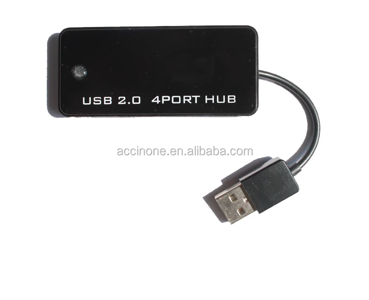 Cheap Ultra Slim Small Mini 4 Port USB 2.0 Hub High Speed Splitter Cable Adapter for Laptop PC