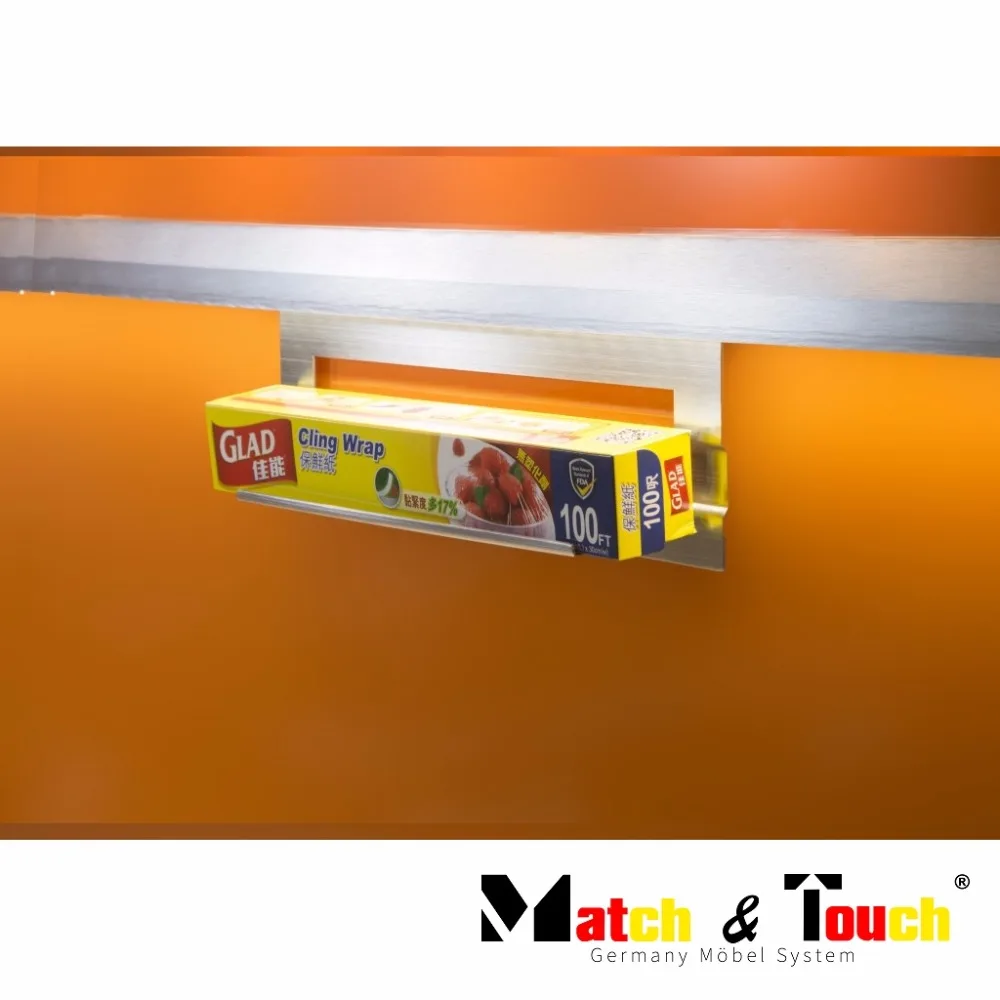 LED Lighting flash kitchen Railing System Film Holder