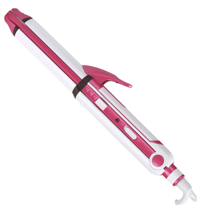 
WOW ST3303 straightener and curler 2 in 1 flat iron Ceramic electric Hair straightener Curling 