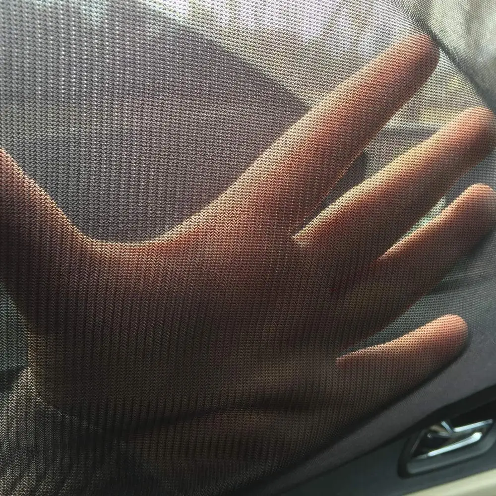 
2Pcs Universal Car Side Window Sun Shade Breathable Mesh Sun Shield Rear Window Curtain Folding Sun Visor Net 