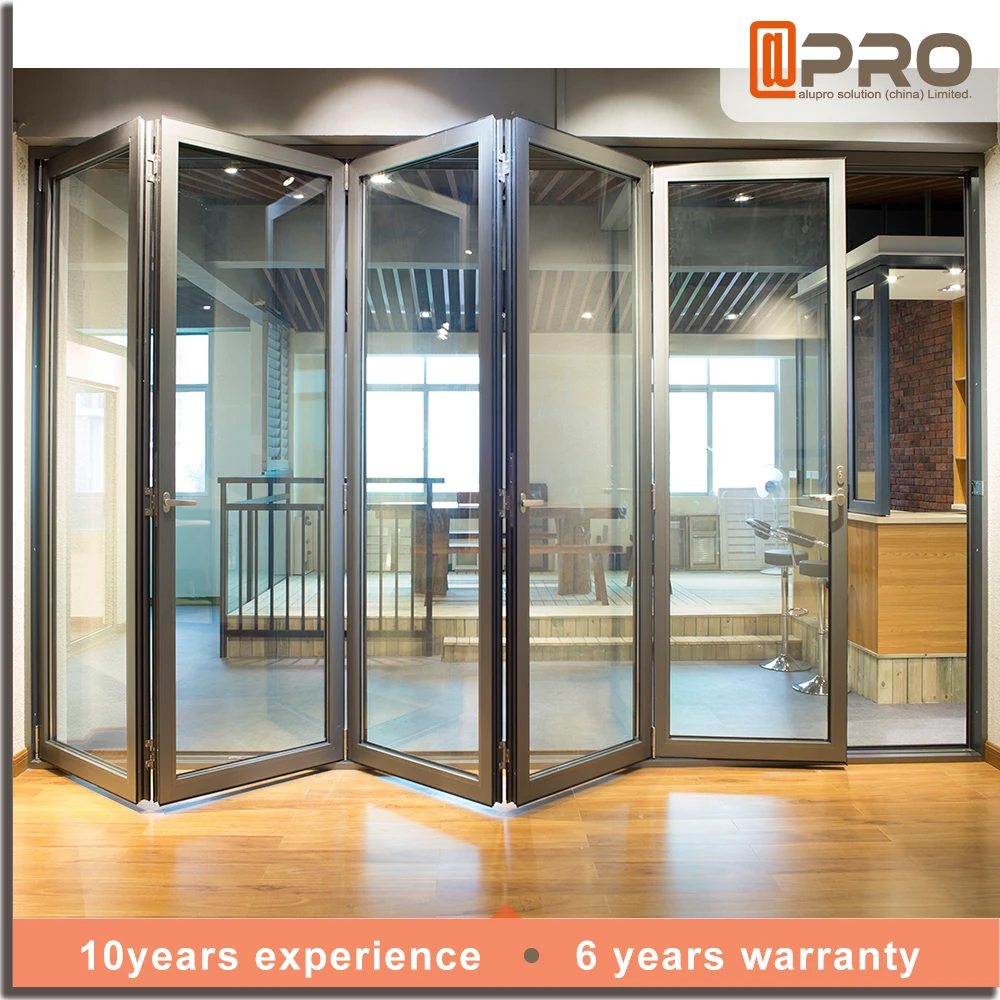 
new model window grills2 panel bifold doors aluminium bifold door in guangzhou aluminum glass patio exterior bifold doors double 