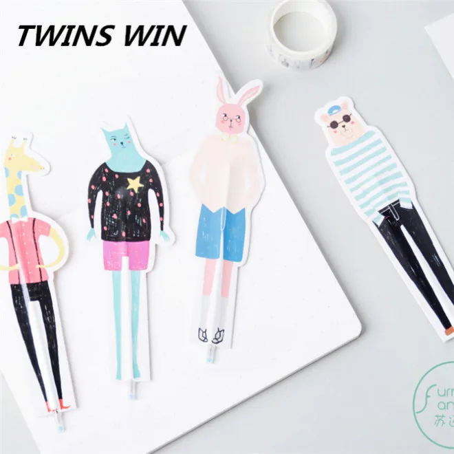 Список канцелярских товаров в Корейском стиле имена подарочные рекламные персонализированные милые Мультяшные бумажные закладки