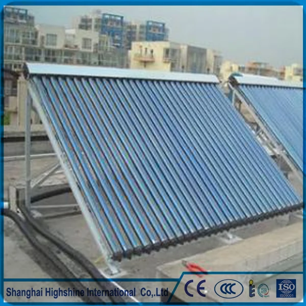 Best sale Solar Keymark certified heat pipe solar collector with CPC reflector Pressure Heat Pipe Heating Collector