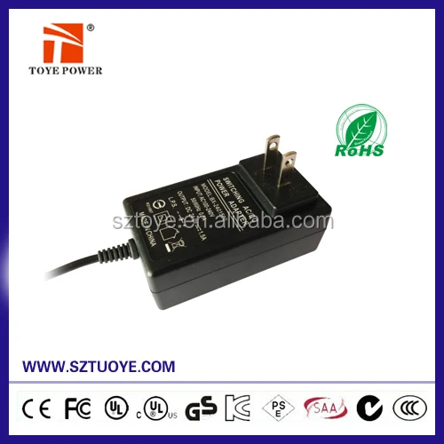 Made in China! Replacement Plug Safety Power Adapters Mark 12V 3000MA Manufacturing
