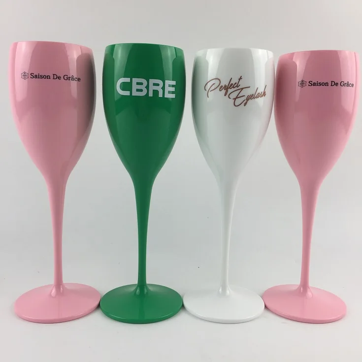 
5oz Plastic Champagne Toasting Flutes for Wedding 