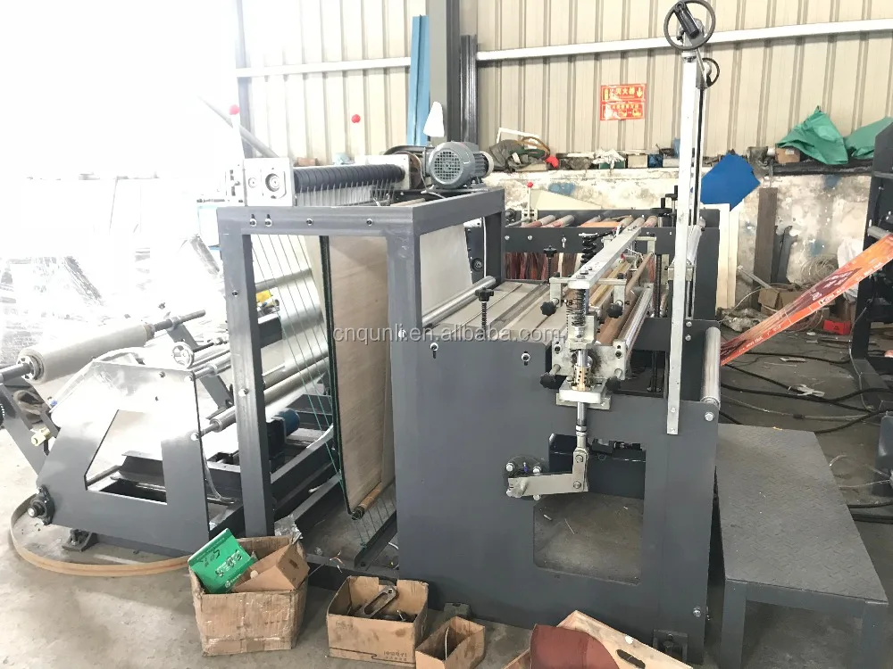 
automatic PP woven liner bag inserting bottom sewing machine 