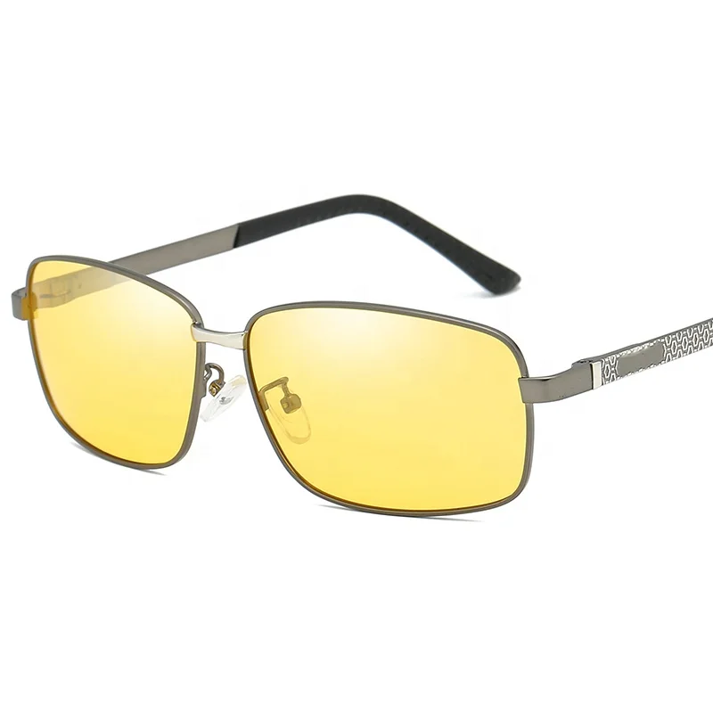 
2019 Ready Goods High Quality Classic Wholesale Men Photochromic Eyewear Night Vision Goggles Polarized Sunglasses 2807BN 