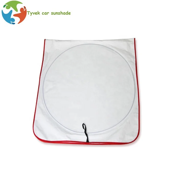 Auto curtain white tyvek car window sunshade front window sun shade for car