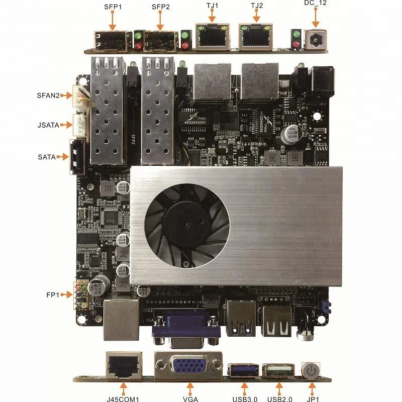 Встроенная Материнская плата Intel J1900 Nano ITX