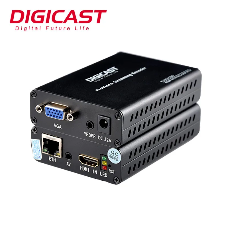 Mini IPTV HD Encoder HD Input IP Output H265 H264 Video Encoder IPTV Streaming Encoder Server