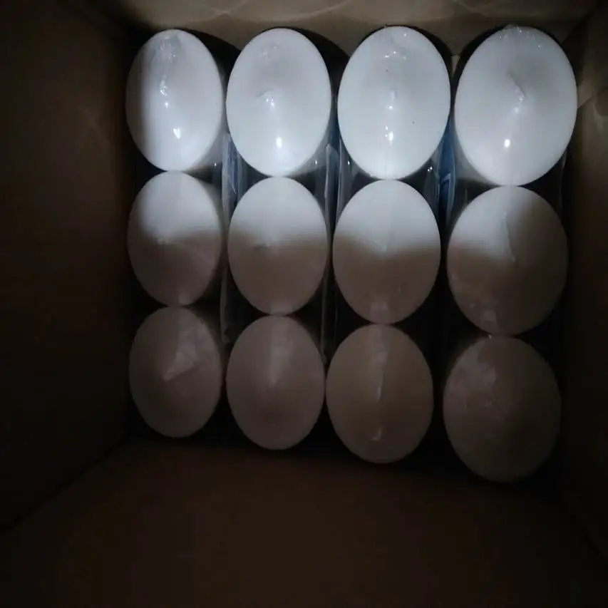 cheap decorative 6x12cm white pillar candle in stock