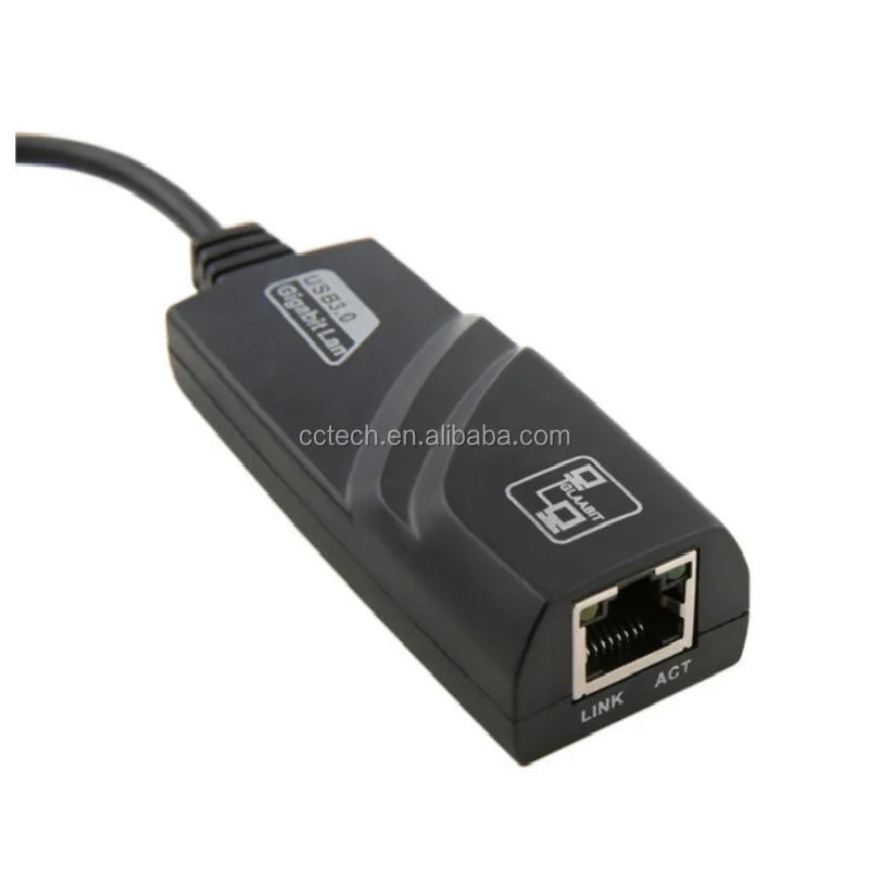 USB 3.0 to 10/100/1000Mbps Gigabit Ethernet RJ45 External Network Card LAN Adapter