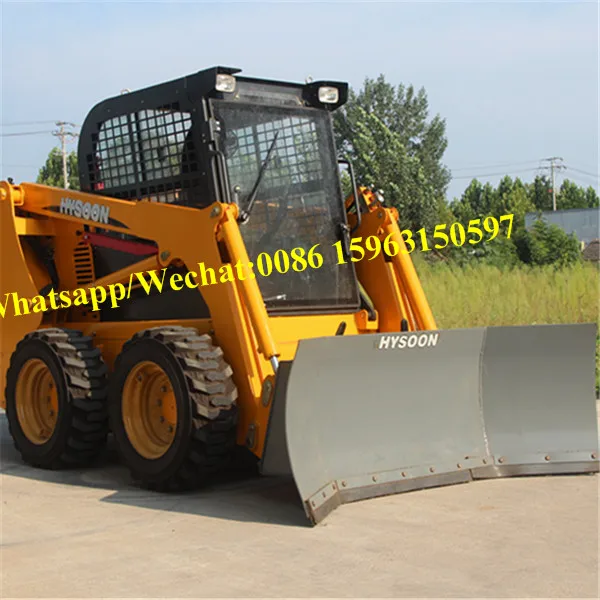Utility diesel engine Hysoon skid steer loader for sale