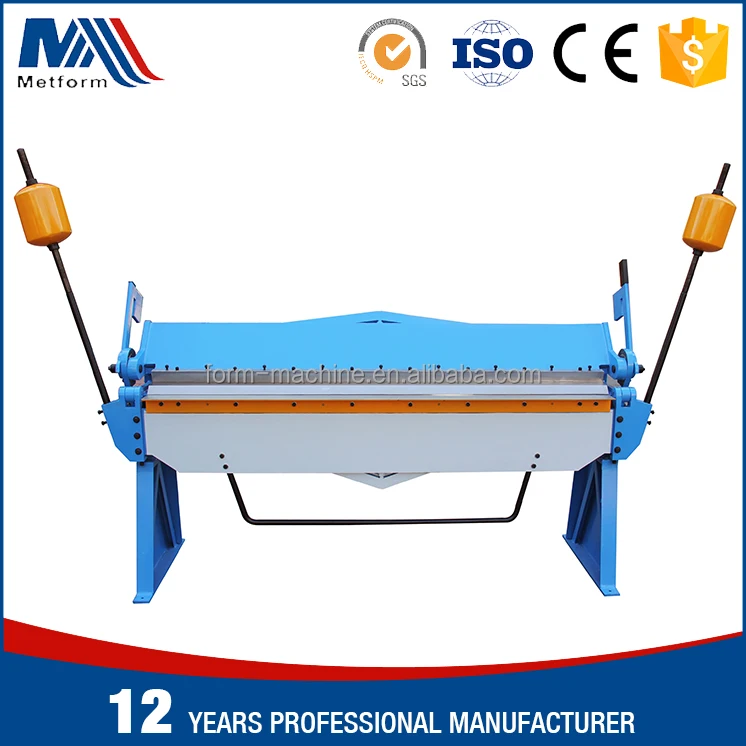 Manual press brake manufacturer aluminum bending equipment sheet metal bender folder for sale