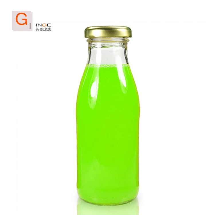 Vintage Glass Milk Bottles, Mini Glass Milk Bottle