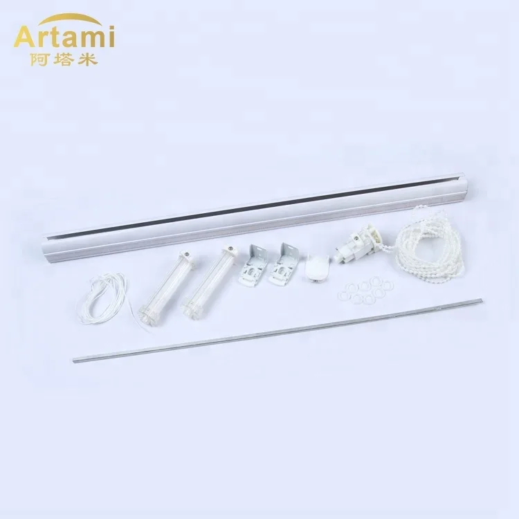 Китайский поставщик алюминиевый сплав металлический балкон слепой Римский занавес трек для ролика слепой