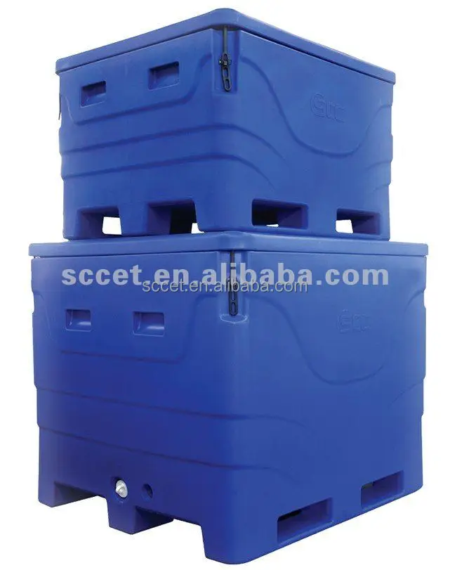 large containers for carrying raw fish