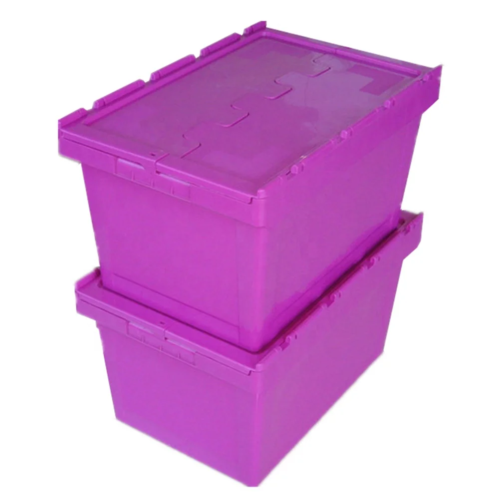 Пластиковый упаковочный подвижный шарнир с прикрепленной крышкой контейнер