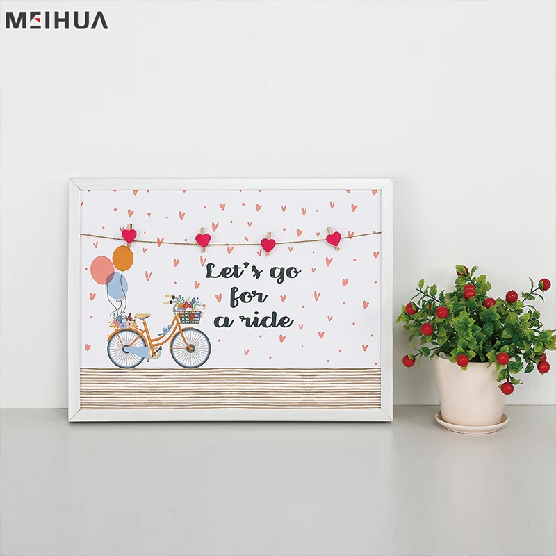 
100% quality decorative dry wipe custom memo board 