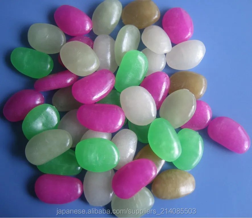 
big size glow in the dark pebble stone 