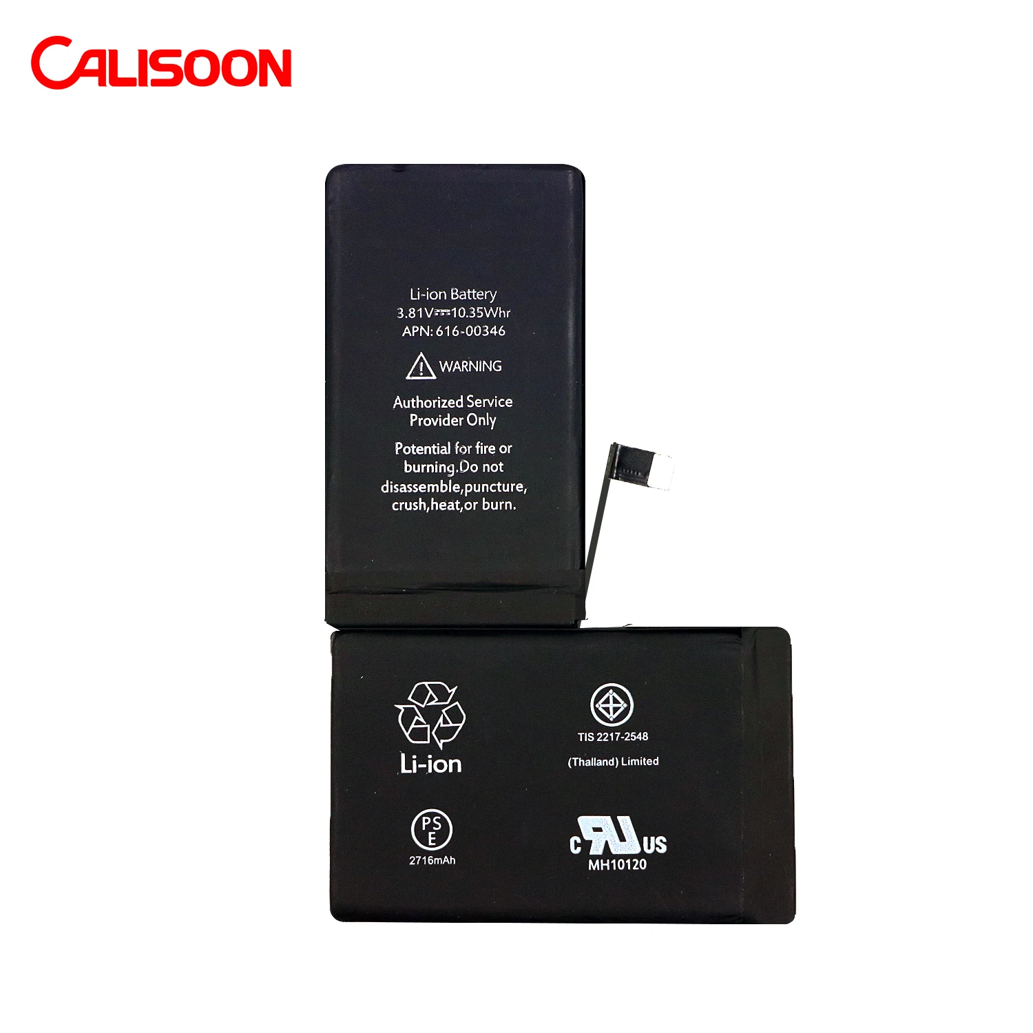 Original OEM Mobile phone battery for iphone 11 12 pro max x xr xs max 5 6 6s 7 8 plus Li-ion polymer battery