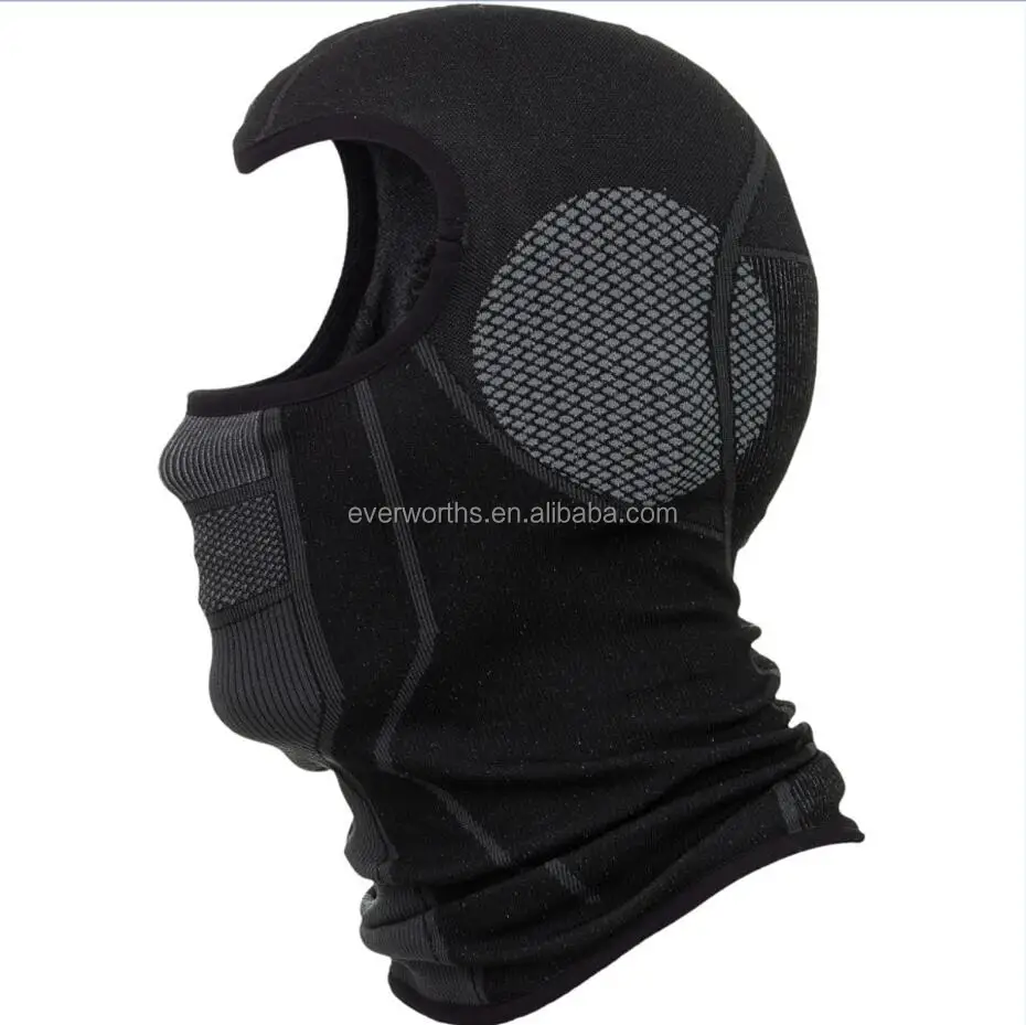 Lightweight Santoni knit seamless balaclava mask
