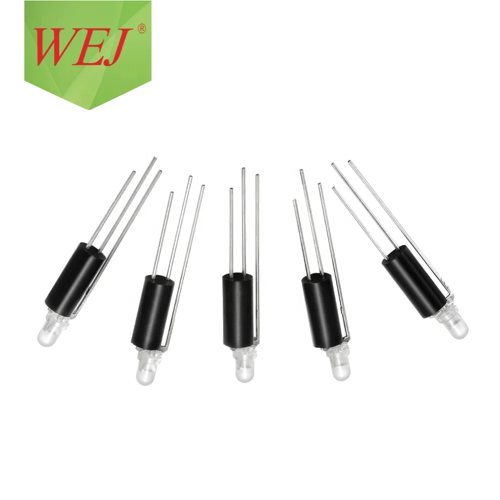 3mm red&green bi-color Round LED Diode 3 pins lamp hard holder led