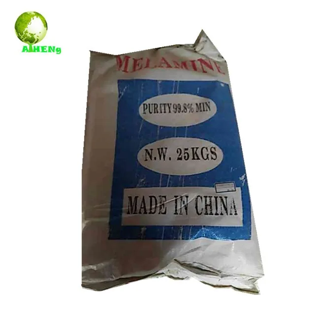 white crystalline 99.5% Min Melamine Powder for laminates and plywood factory