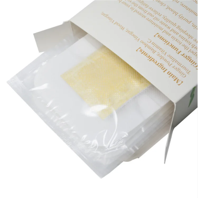 10 pieces per box the best chinese herb foot detox pad  health care detox patch for feet