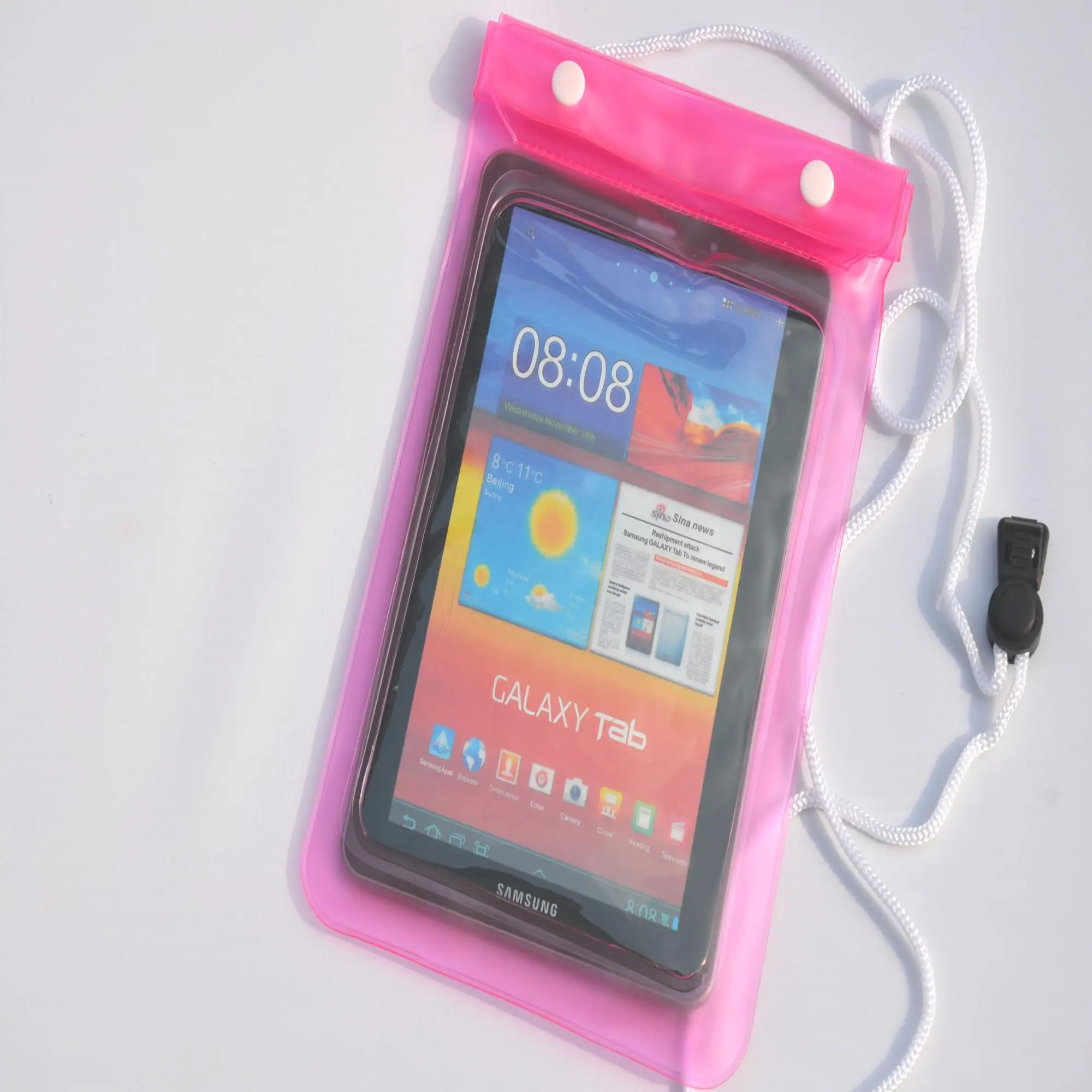 Hot Sale PVC Wholesale Waterproof Tablet Case for Mat Waterproof Bag for Pad