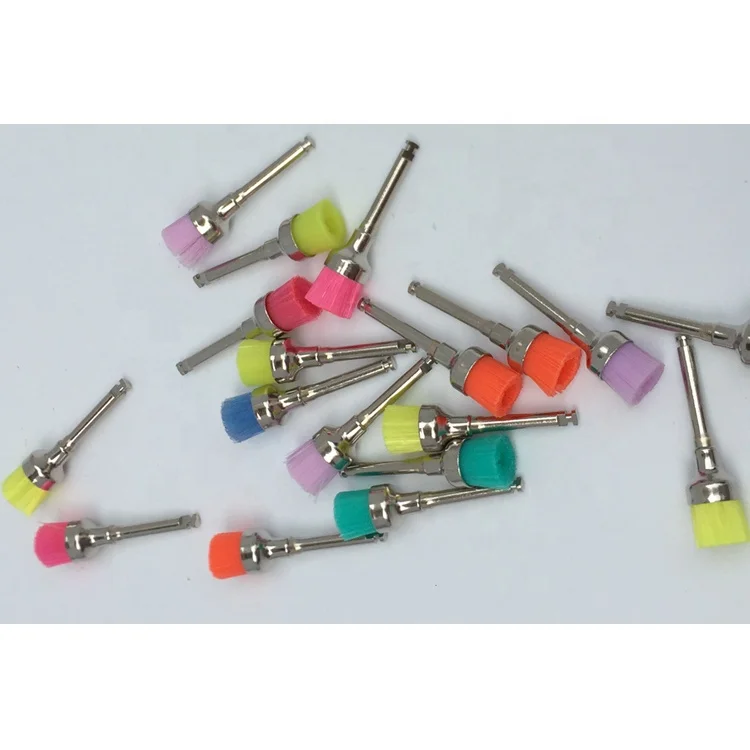 Colorful Dental Polishing Bristle Brushes