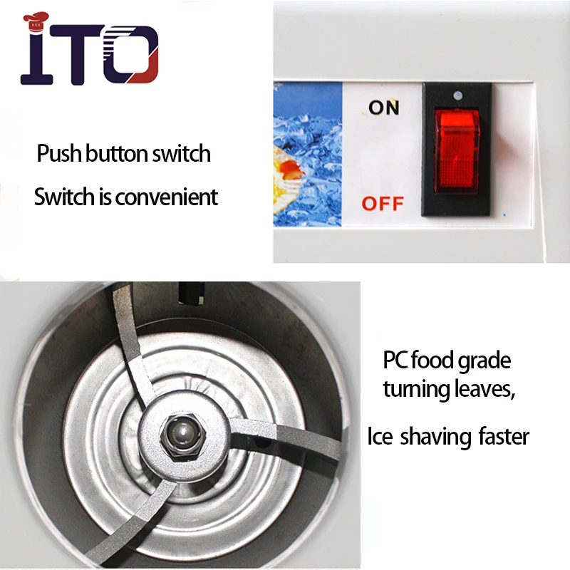 2018 best selling Electric machine ice maker shaved ice machine ice crusher with factory wholesale price