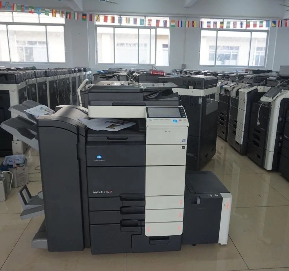  Подержанные Фотокопировальные машины konica minolta C654 C654e C754