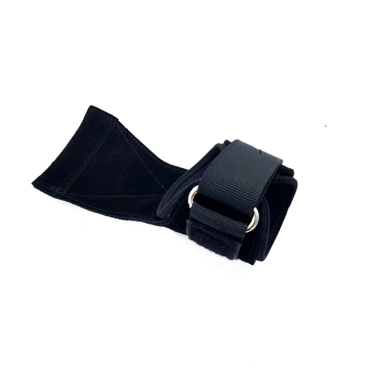 Top Quality New Design Workout Cowhide Powerlifting Hand Grip Pad Weight Lifting Gloves