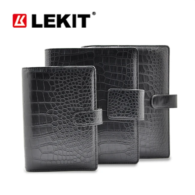 A5 Leather File Folder with Magnetic Closure