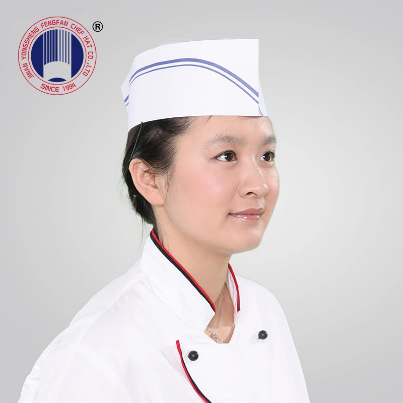 Disposable paper forage cap chef hat kitchen cooking hat paper cap