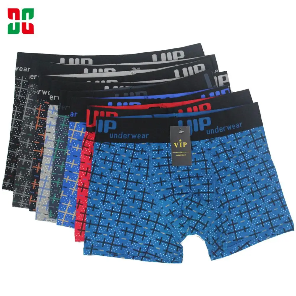 South America spandex mens sexy underwear print boxer briefs for men