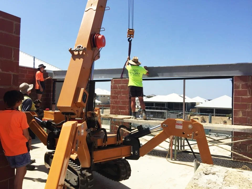 Portable Construction 3 Ton 9.5m Mini Hydraulic Crane For Sale