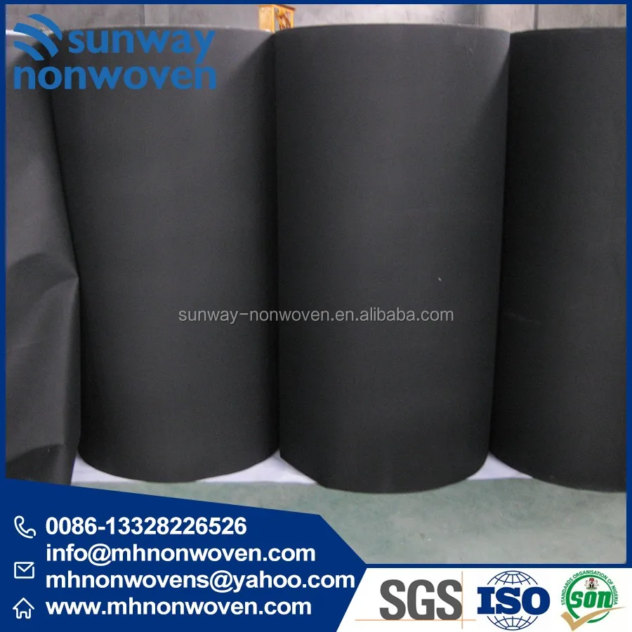 Нетканое полотно спанбонд из полиэстера с активным углем