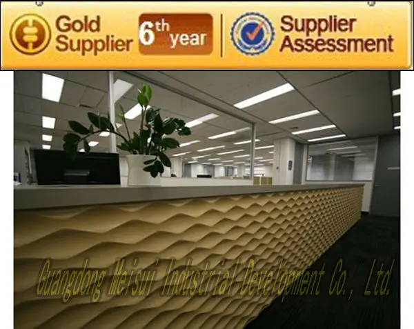 Акустическая 3d интерьерная настенная панель GRG, высокое качество, чем 3d текстурная настенная панель, изготовленная китайским производителем