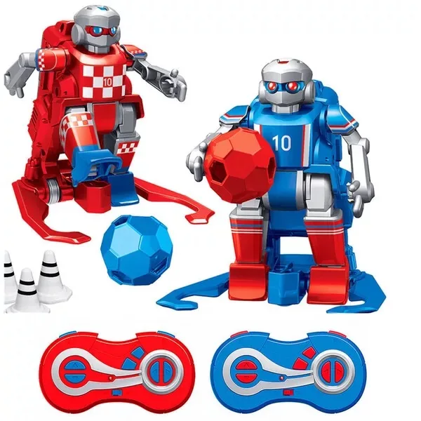 Умный радиоуправляемый робот мультяшный игрушечный для игры в футбол игрушки с дистанционным управлением Электрический футбольный домашние детей