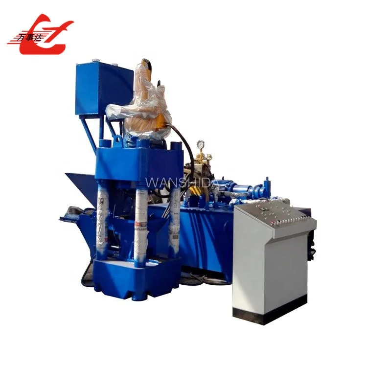 
high efficiency 250ton cast iron scrap sawdust chips briquetting Press manufacture price 